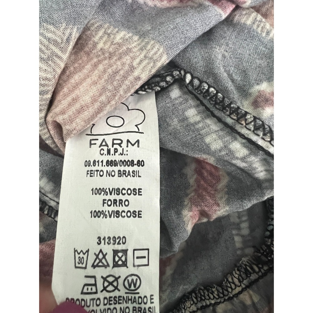 Farm Rio Womens Mini Dress Brilho Boho Festival Size M - Picture 6 of 6
